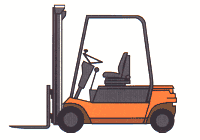 wózek widłowy na baterie trakcyjne